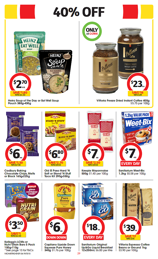 本周最新！澳洲各大超商特价商品一网打尽，大批好物骨折破半价！Woolworths、Coles、Aldi（组图） - 29