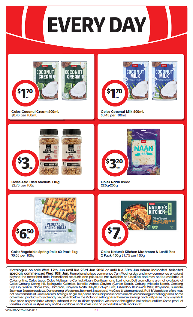 本周最新！澳洲各大超商特价目录，Woolworths、Coles、Costco（组图） - 31
