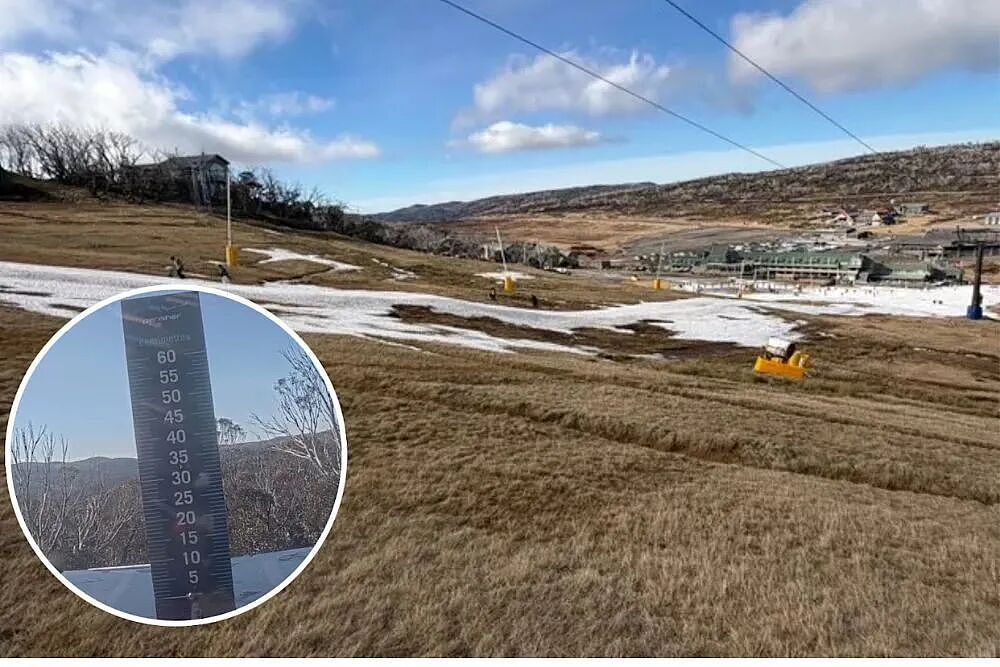 积雪深度为0！澳洲或迎72年来最差滑雪季开局！（组图） - 1