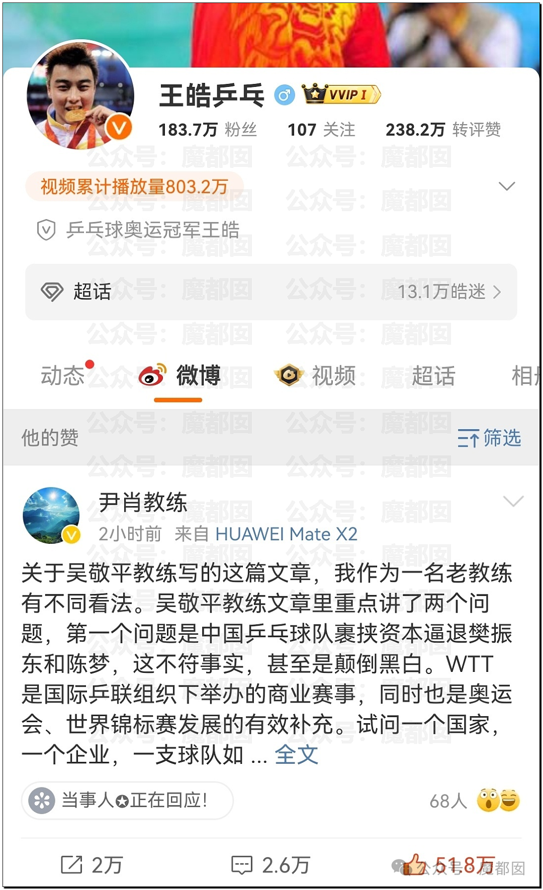 鞠婧祎税务调查结果出炉！到底是谁那么恨樊振东？脸都不让露？（组图） - 78