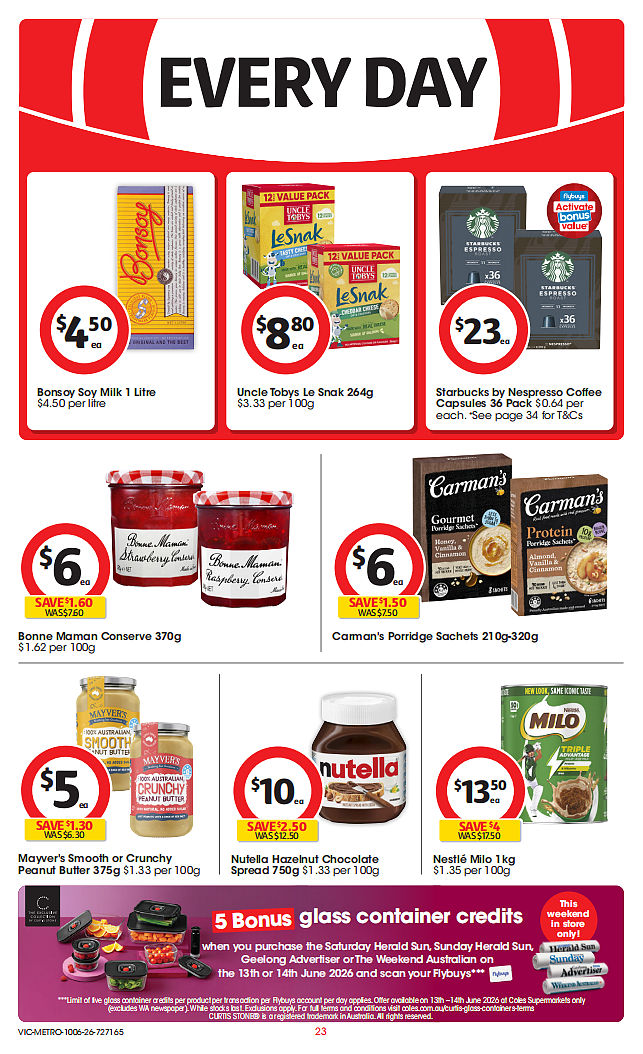 本周最新!澳洲各大超商特价商品一网打尽,大批好物骨折破半价!Woolworths、Coles、Costco(组图) - 23