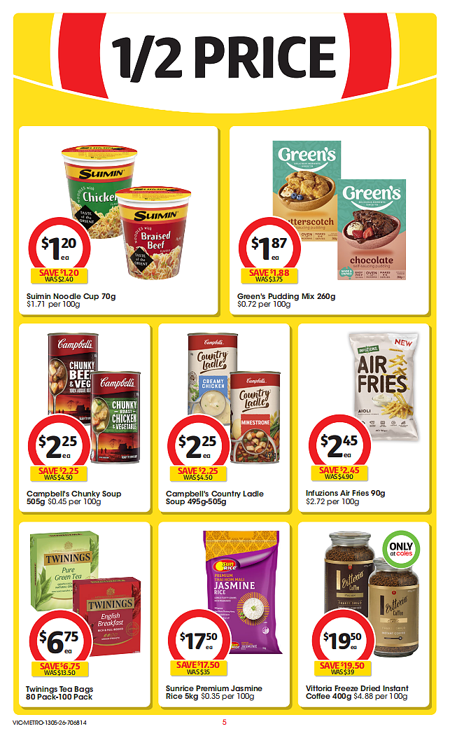 本周最新！澳洲各大超商特价商品一网打尽，大批好物骨折破半价！Woolworths、Coles、Aldi（组图） - 5