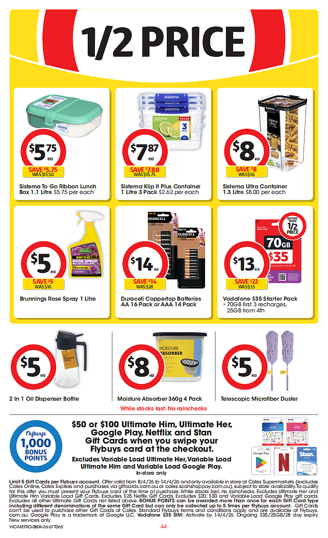 本周最新！澳洲各大超商特价商品一网打尽，大批好物骨折破半价！Woolworths、Coles、Costco、优衣库、JB Hi-Fi（组图） - 44