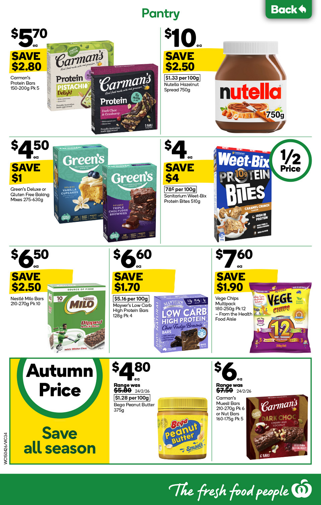 Woolworths 4月15日-4月21日打折,清洁、烧烤用品半价 - 35