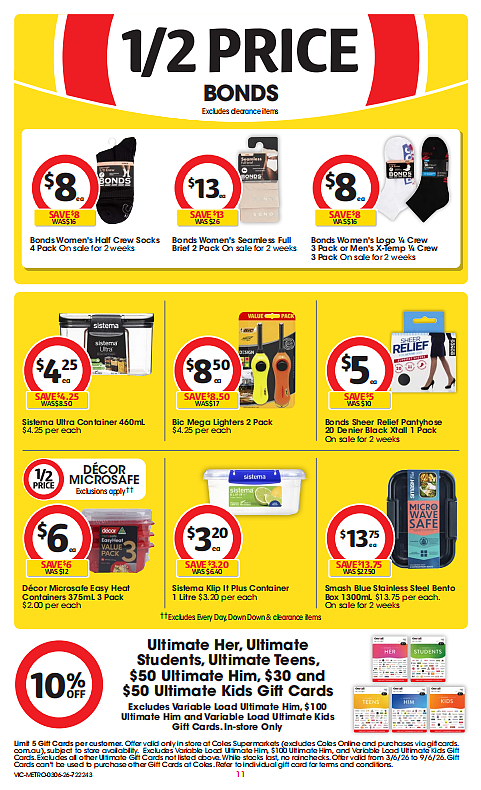 本周最新！澳洲各大超商特价商品一网打尽，大批好物骨折破半价！Woolworths、Coles、Aldi（组图） - 11