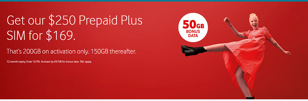 更加便宜了！【Vodafone】手机预付卡 劲爆价 + 再送25刀（组图） - 1