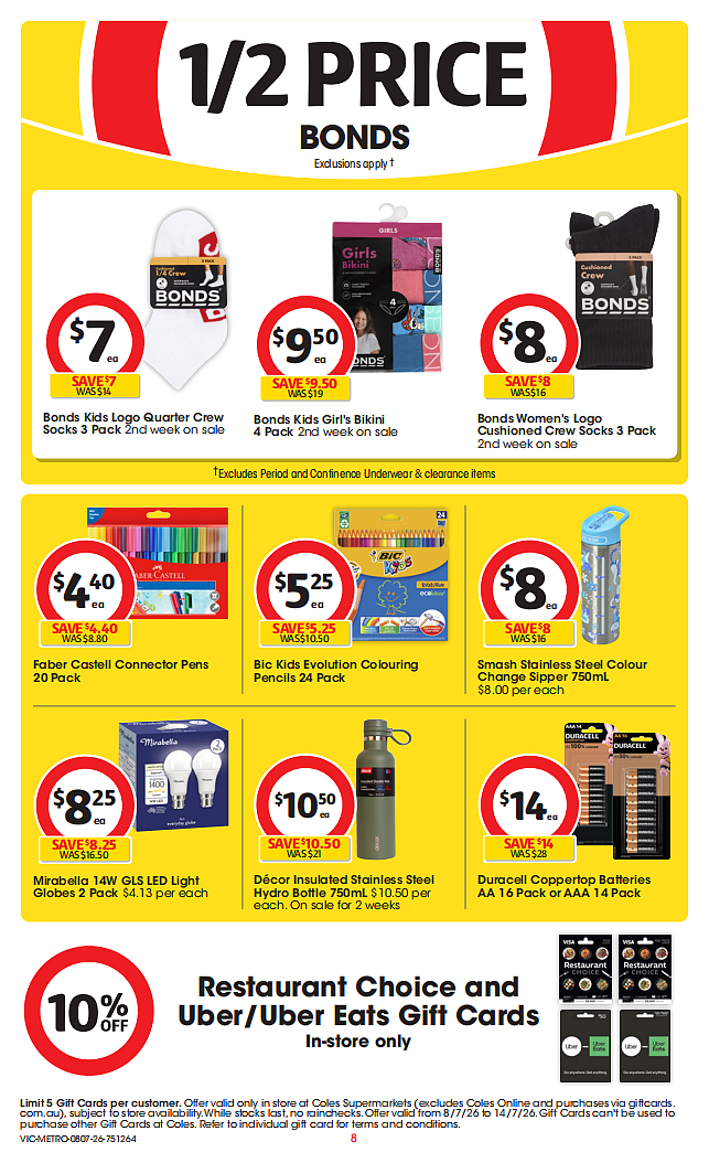 本周最新!澳洲各大超商特价商品一网打尽,大批好物骨折破半价!Woolworths、Coles、Aldi(组图) - 8