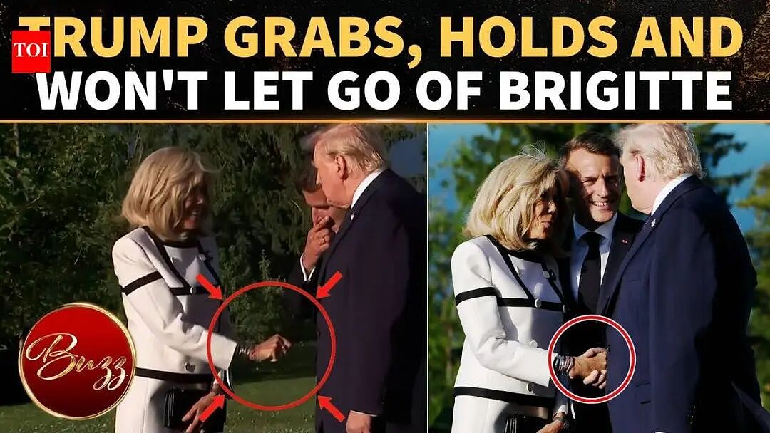 G7峰会成霸总现场?特朗普紧握她的手,耳语不断!小丽姐淡定回应(组图) - 4