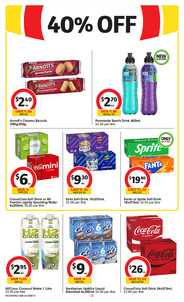 本周最新！澳洲各大超商特价商品一网打尽，大批好物骨折破半价！Woolworths、Coles、Aldi（组图） - 23