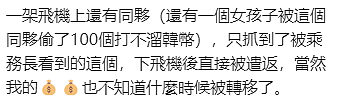 没摄像头没人管!华人飞国外,手机被顺走,有人丢了100万!国际航班成重灾区,机组人员也别信 - 20