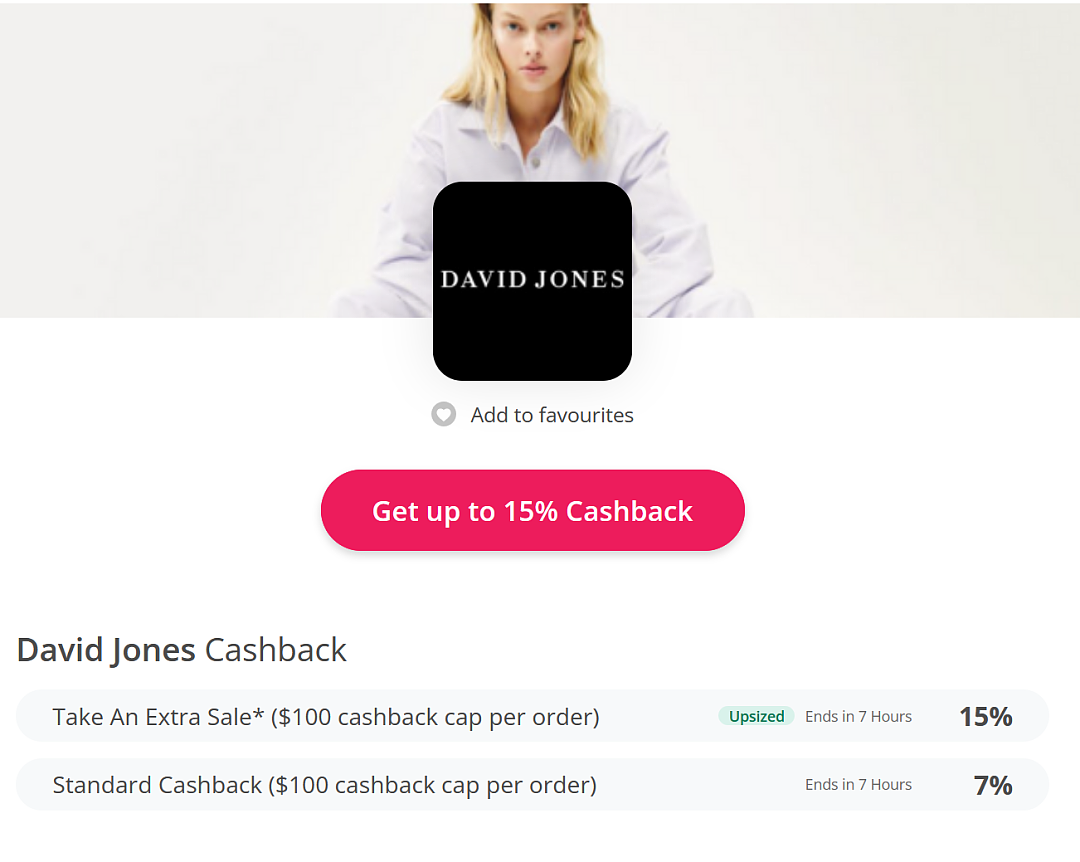 【David jones】今天折上折 + 再送50刀 - 1