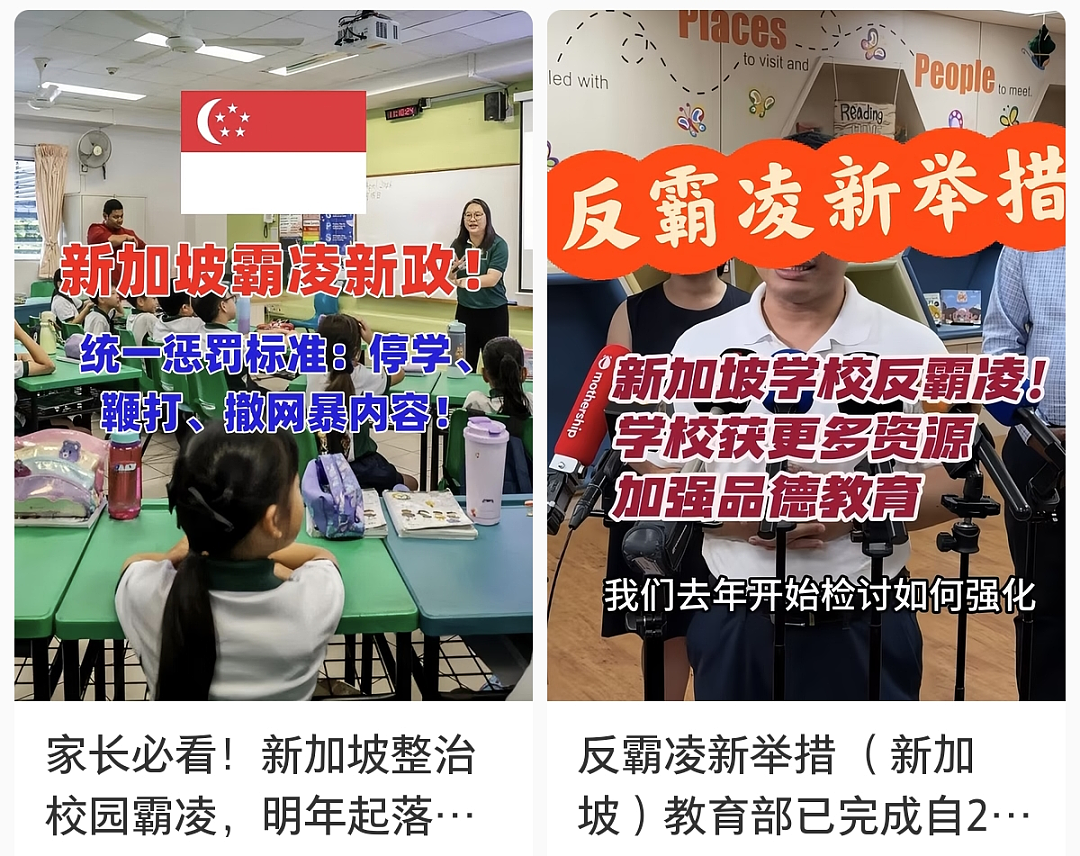 小学生“犯法”一样被打鞭！新加坡教育管制放狠招，中国新移民家长坐不住了（组图） - 1