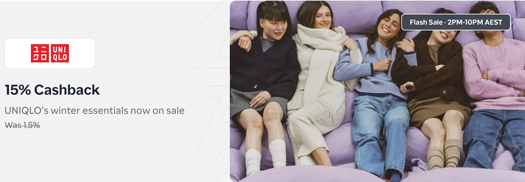 10pm截止！【Uniqlo优衣库】 澳洲 迎冬特卖 + 折上折 - 2