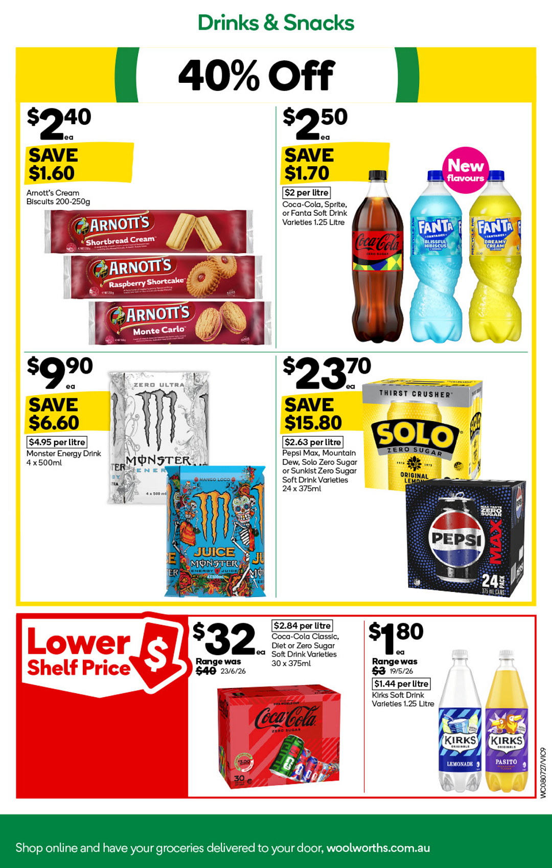 本周最新!澳洲各大超商特价商品一网打尽,大批好物骨折破半价!Woolworths、Coles、Aldi(组图) - 58