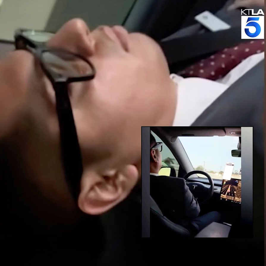 坐Uber出一身冷汗!司机疑似睡着,Tesla独自高速行驶:真正的“躺着挣钱”(组图) - 4