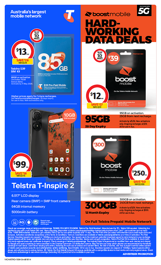 Coles 4月15日-4月21日打折，牛肉派、油、茉莉米半价 - 42
