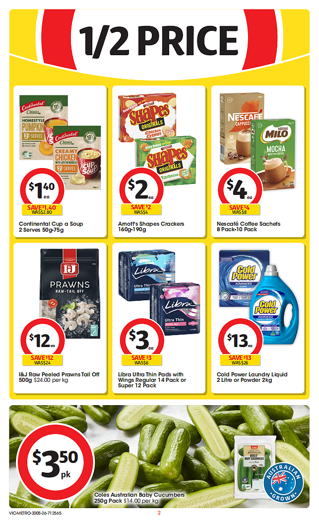 本周最新!澳洲各大超商特价商品一网打尽,大批好物骨折破半价!Woolworths、Coles、Costco、Aldi(组图) - 2