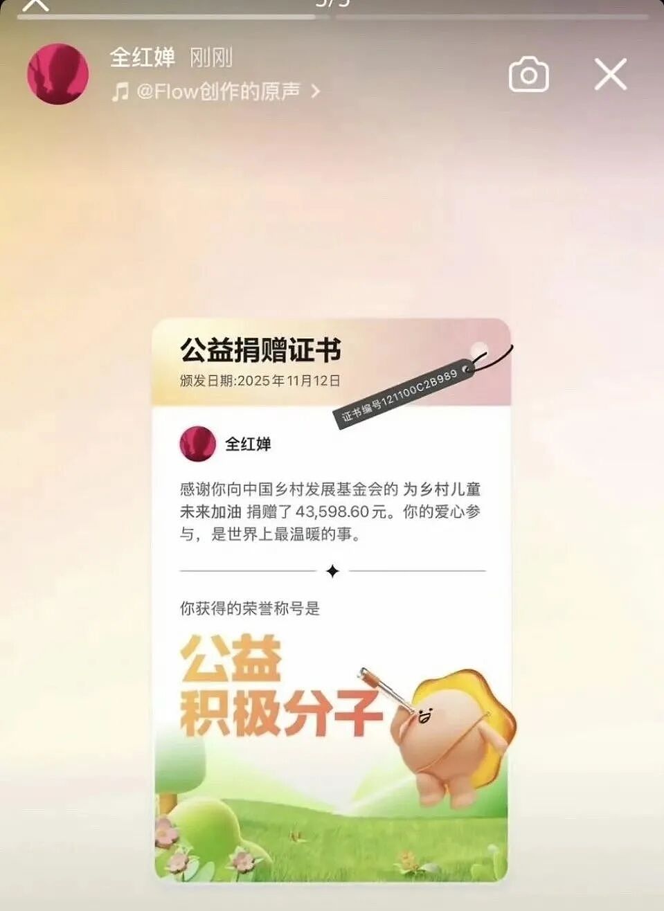 全红婵亲哥捐款赈灾挨轰,网酸“捐太少” - 4