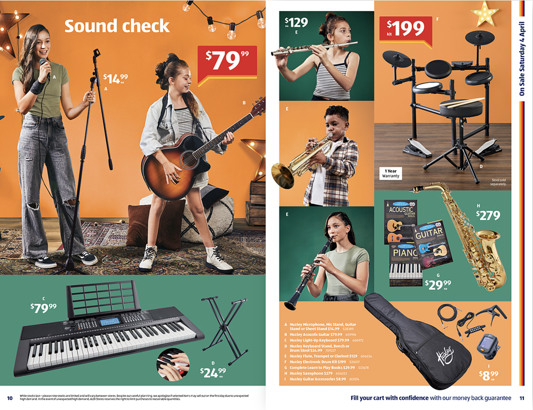 Aldi 【4月1日】特卖,种菜大棚都上架了,各种乐器也来了(组图) - 6