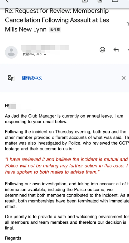华人小哥在新西兰健身房说中文，竟遭白人男子挑衅动手！还被取消会员（组图） - 11