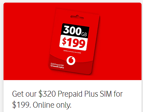 太划算！【Vodafone】手机预付卡 劲爆价 + 再送20刀（组图） - 1