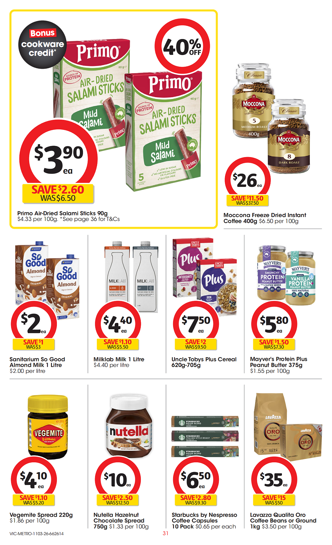 本周最新!澳洲各大超商特价商品一网打尽,大批好物骨折破半价!Woolworths、Coles、Aldi、Umall…(组图) - 31
