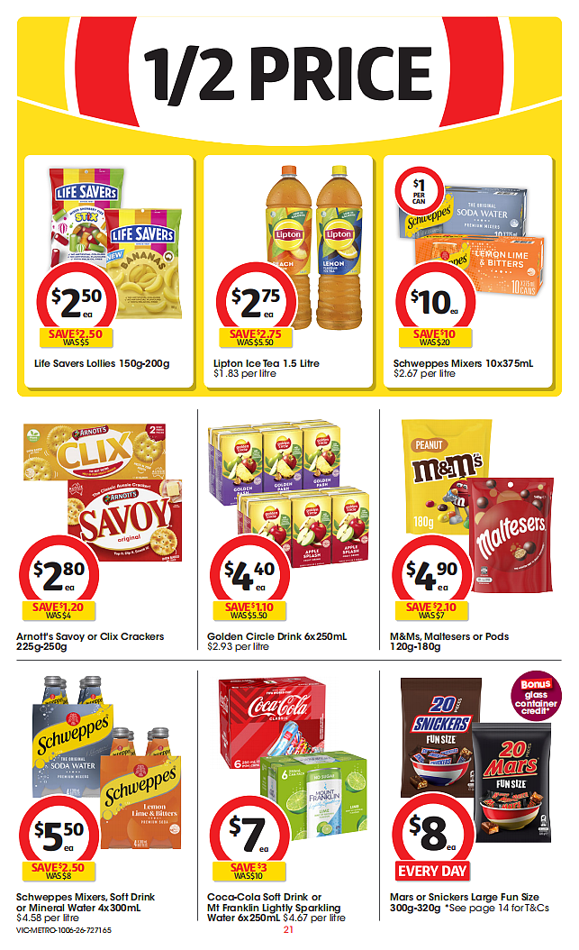 本周最新!澳洲各大超商特价商品一网打尽,大批好物骨折破半价!Woolworths、Coles、Costco(组图) - 21