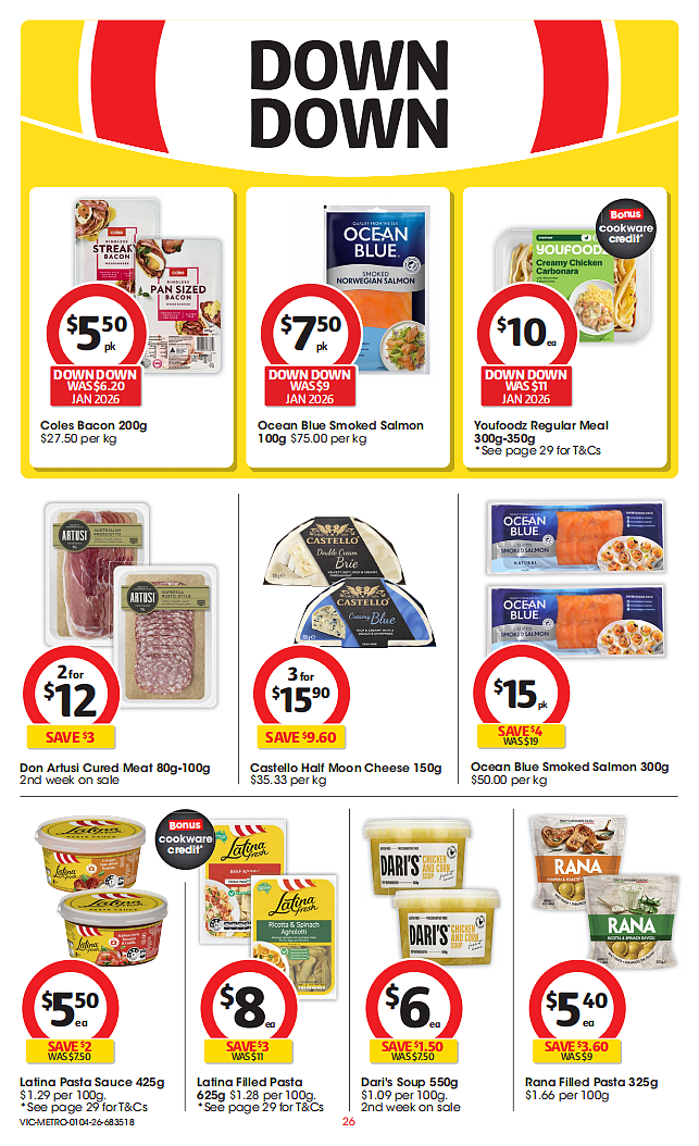 本周最新！澳洲各大超商折扣目录，Woolworths、Coles、Costco、优衣库...（组图） - 26
